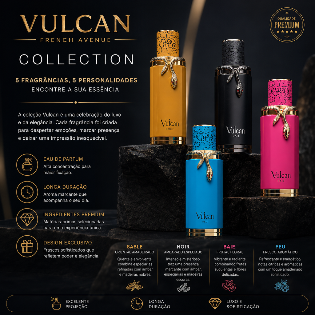 Coleção Vulcan Eau de Parfum 100ml